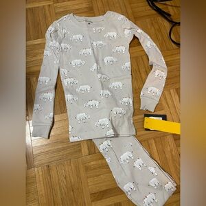 NWT petit lem pajamas set unisex 7 years